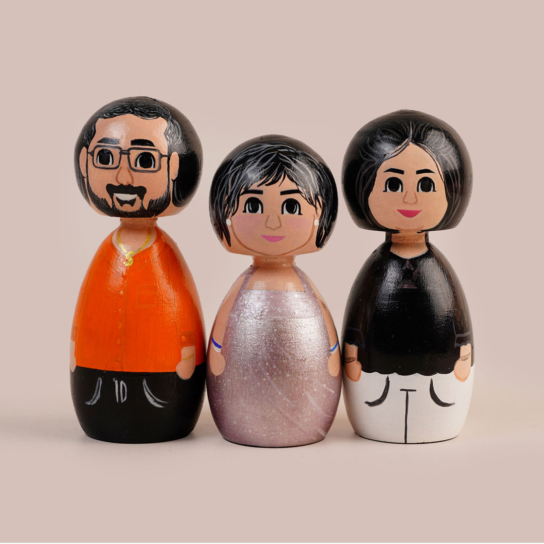 Photo Personalized Wooden Peggy Doll