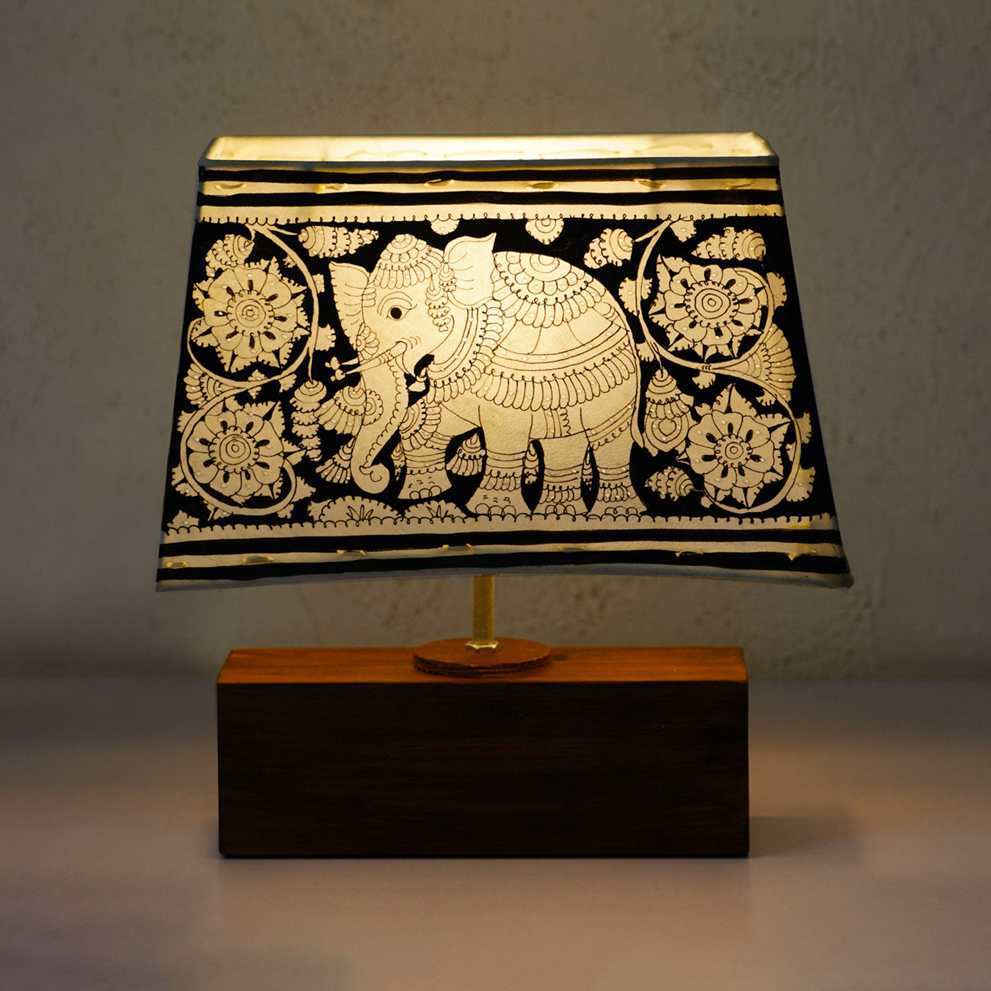 Handpainted Tholu Bommalata Leather Rakhi 21