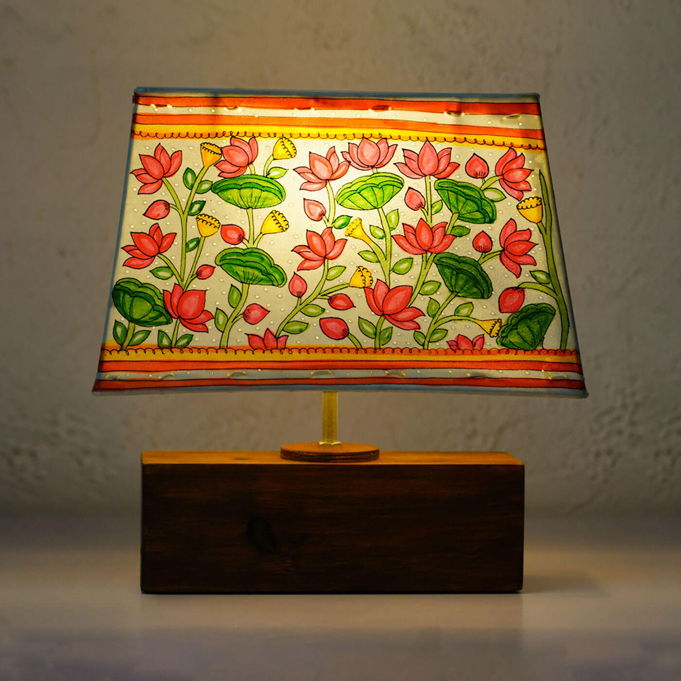 Handpainted Tholu Bommalata Leather Rakhi 11