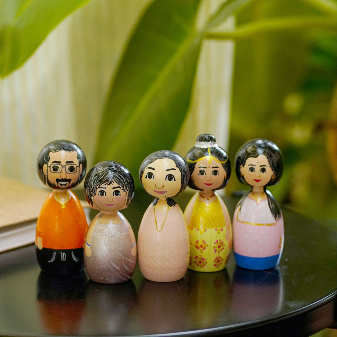 Photo Personalized Wooden Peggy Doll