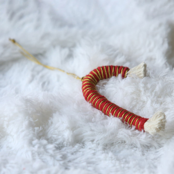 Handmade Xmas Macrame Ornaments For Christmas Tree Decoration | Set Of 7