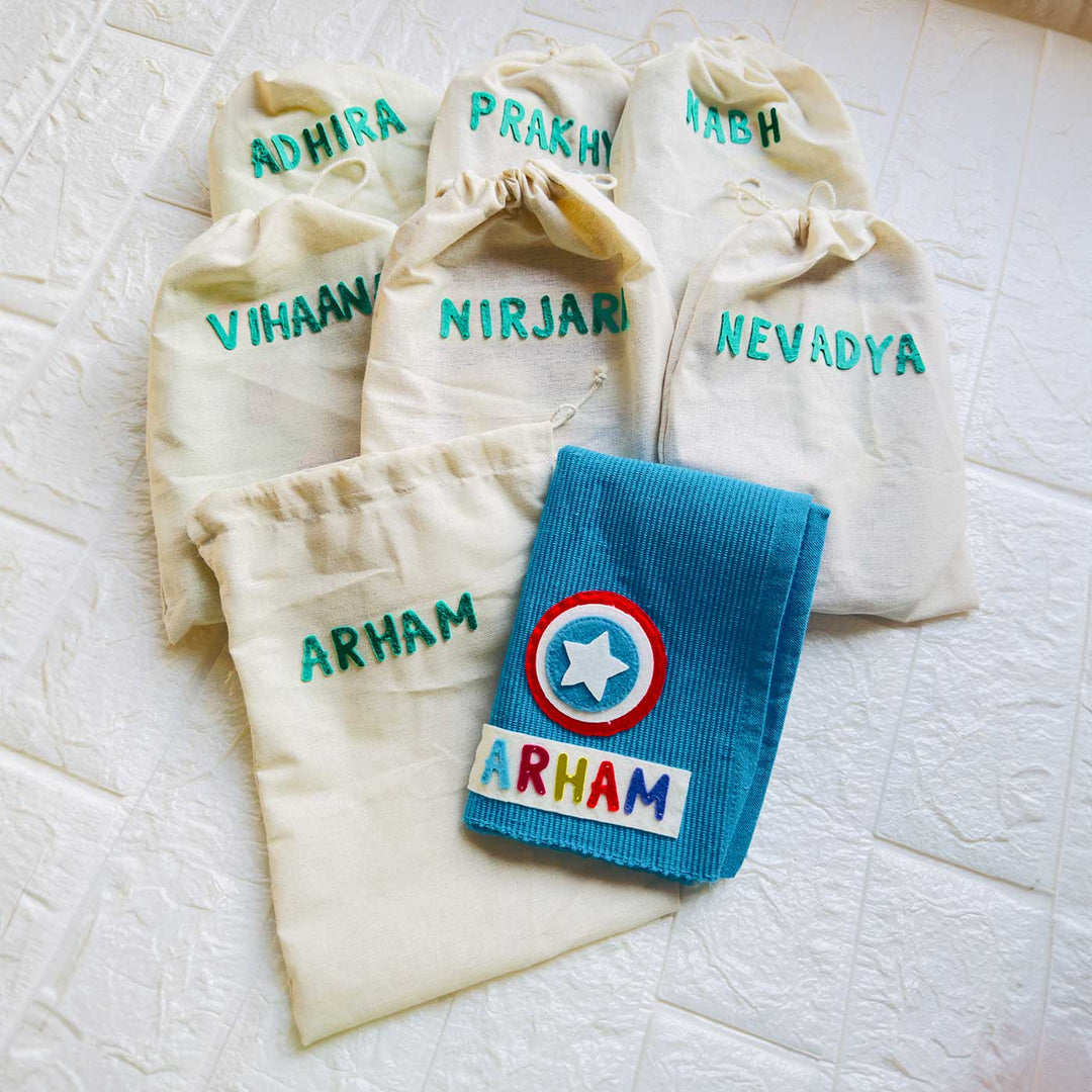 Personalized Handmade Football Table Mat For Kids