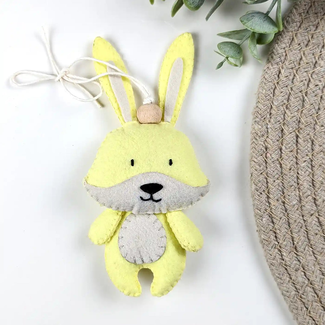 Handmade Rabbit Felt Hanging For Kids