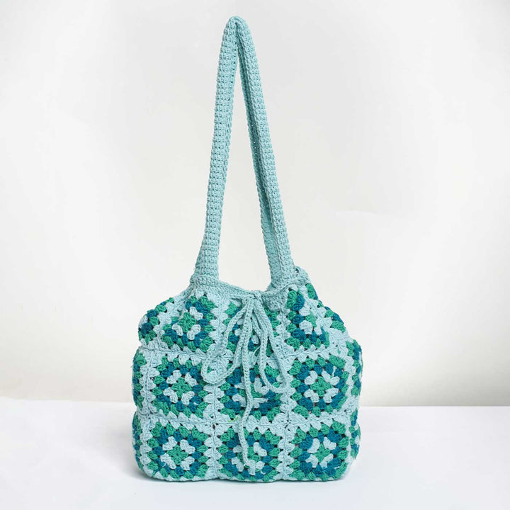 Handmade Crochet The Minty Fresh Cotton Handbag