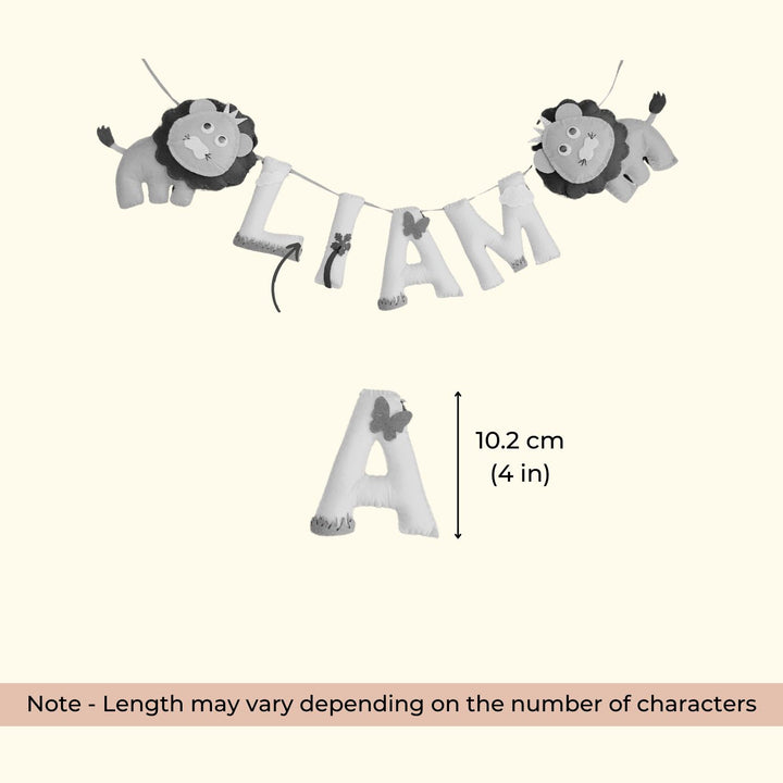 Personalized Handmade Frozen Theme Felt Bunting - Hanging Banner with Dimension Marker