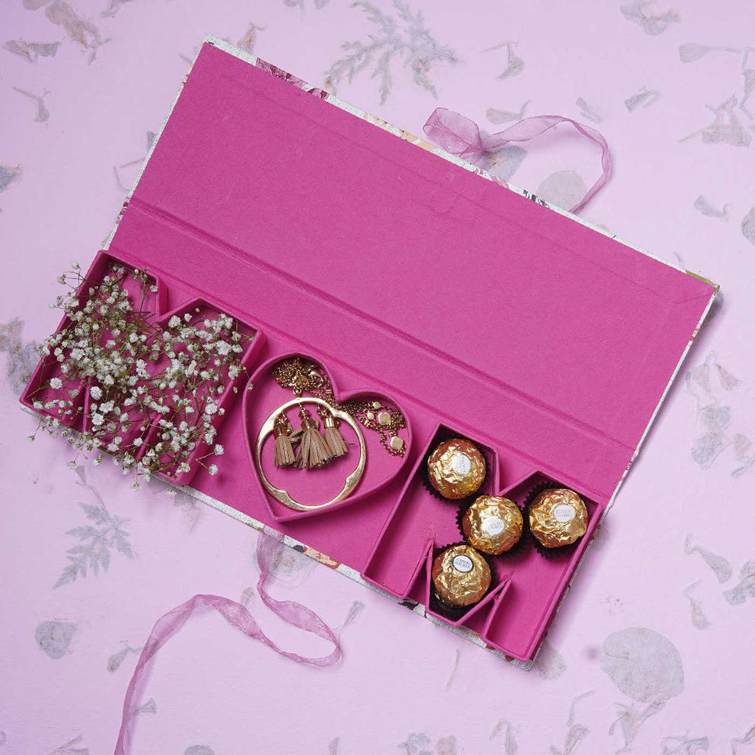 Handmade Mom Shaped Paper Gift Box