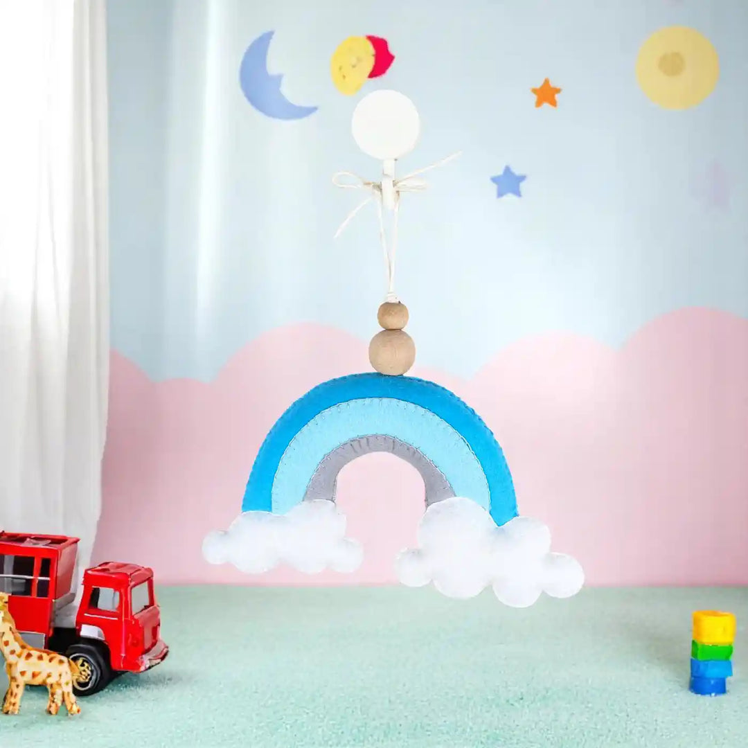 Handmade Rainbow Felt Hanging For Kids