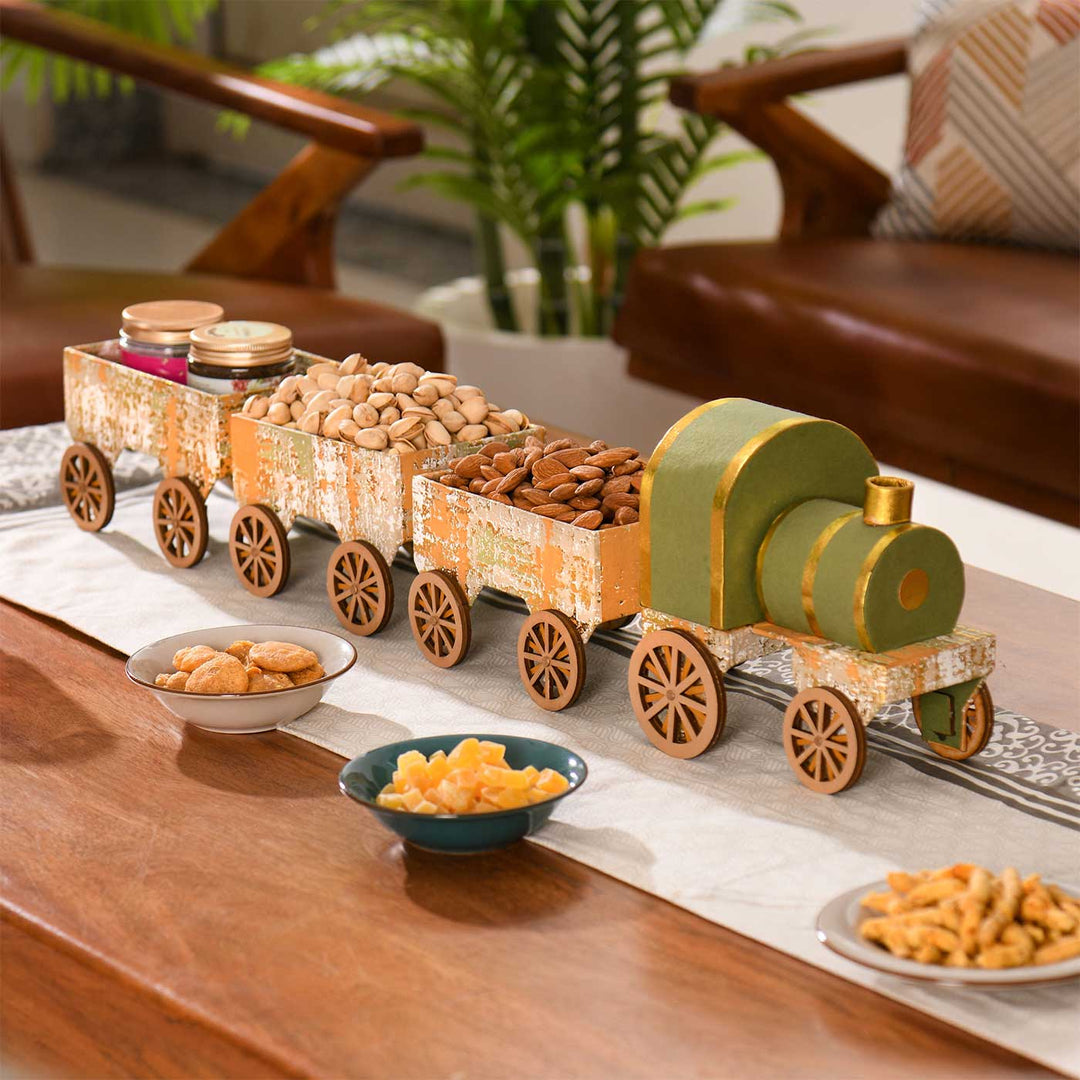Handmade Toy Train Design Paper Gift Box