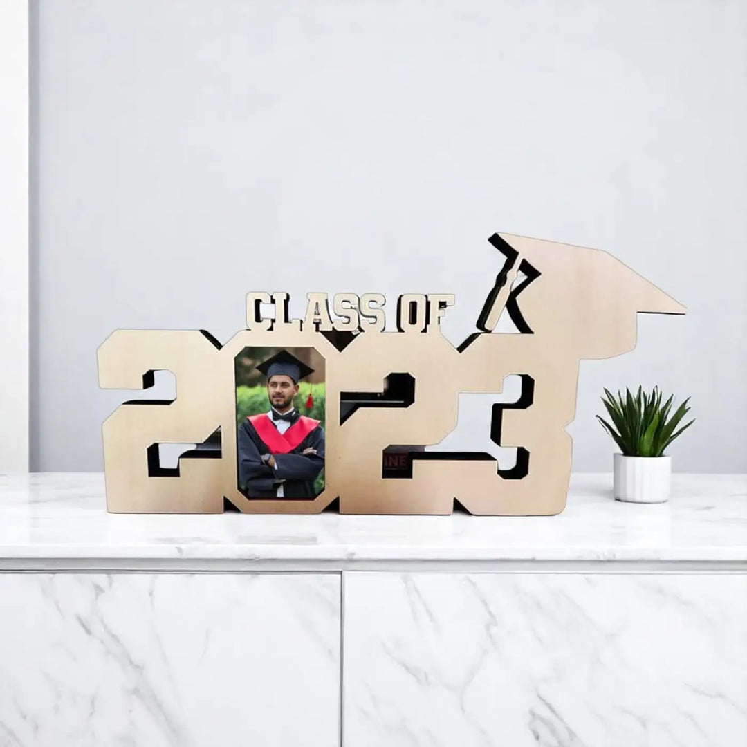 Photo Personalized Graduation Year Design Wooden Decorative Plaque