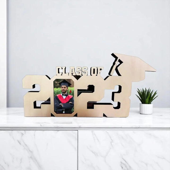 Photo Personalized Graduation Year Design Wooden Decorative Plaque