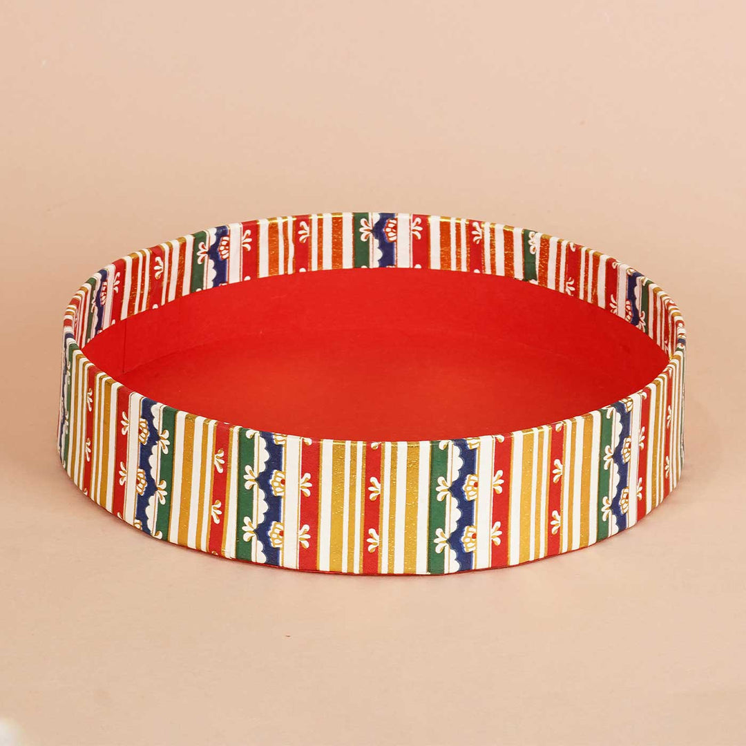 Handmade Aarti Thal Design Paper Gift Box