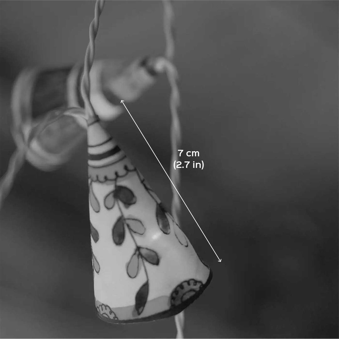 9.5m, 36 Bulbs | Hand Painted Decorative Tholu Bommalata LED Fairy Light