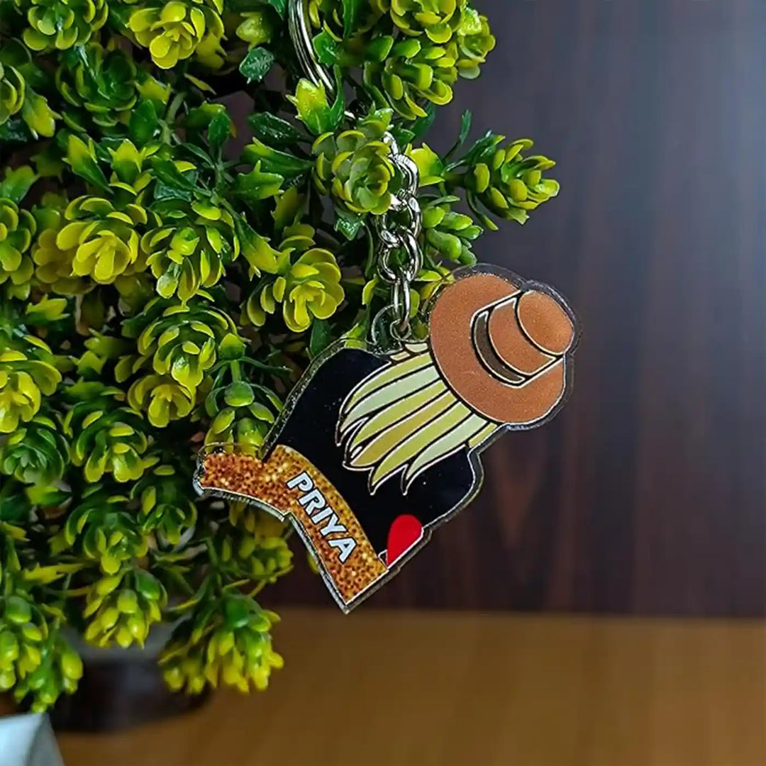 Personalized Best Friend Theme Acrylic Keychain