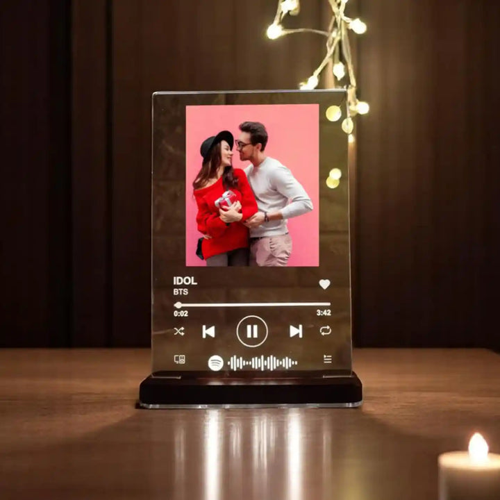 Photo Personalized Printed Music Player Theme Acrylic Decorative Plaque