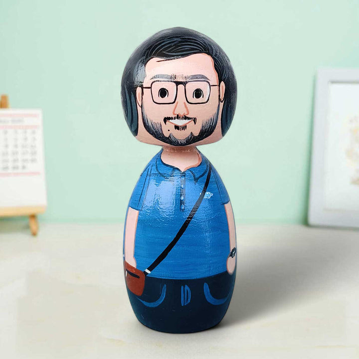 Photo Personalized Wooden Peggy Doll