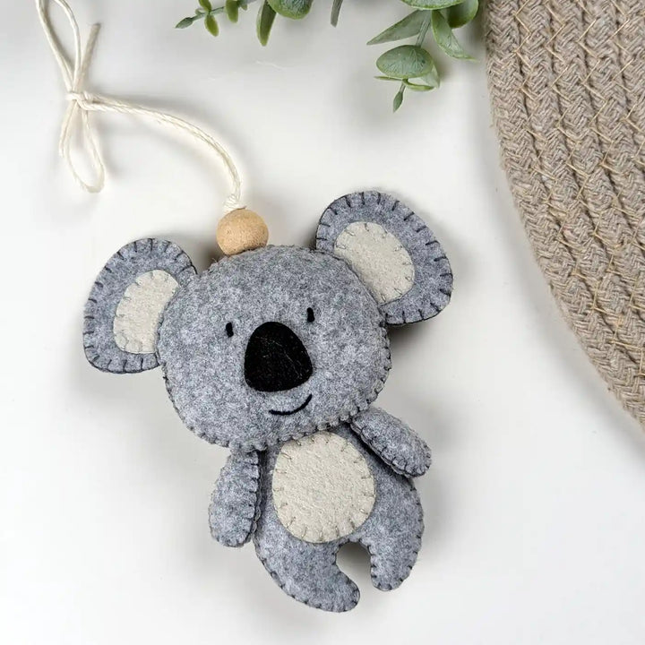 Handmade Koala Felt Hanging For Kids