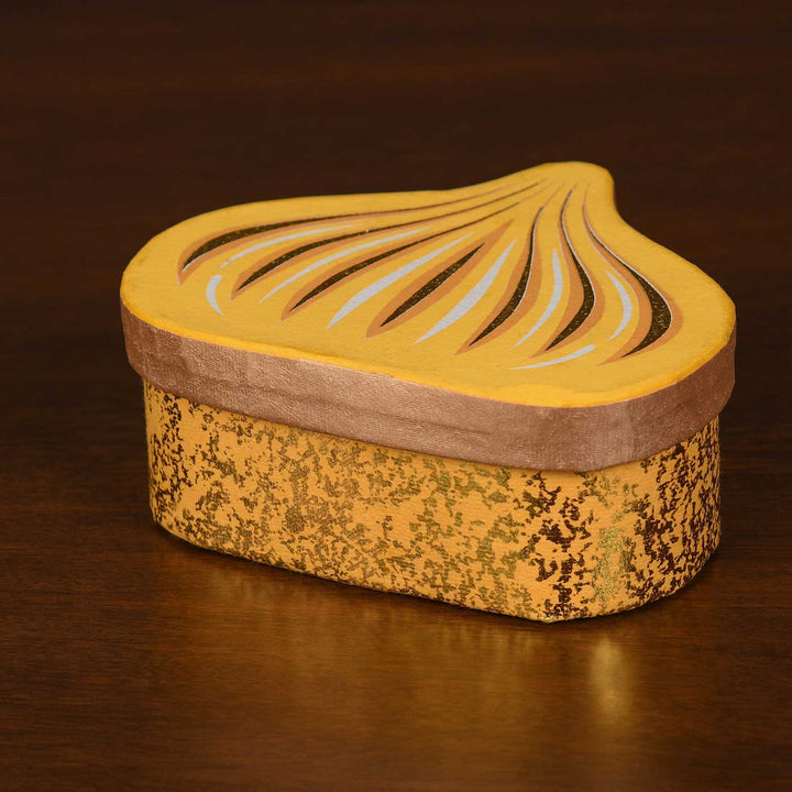 Handmade Modak Shaped Paper Gift Box | Set Of 3