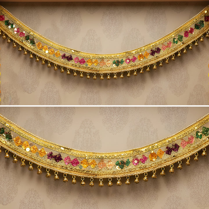 40 Inch | Handmade Beaded Golden Designer Toran