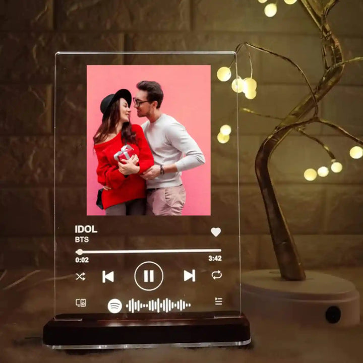 Photo Personalized Printed Music Player Theme Acrylic Decorative Plaque