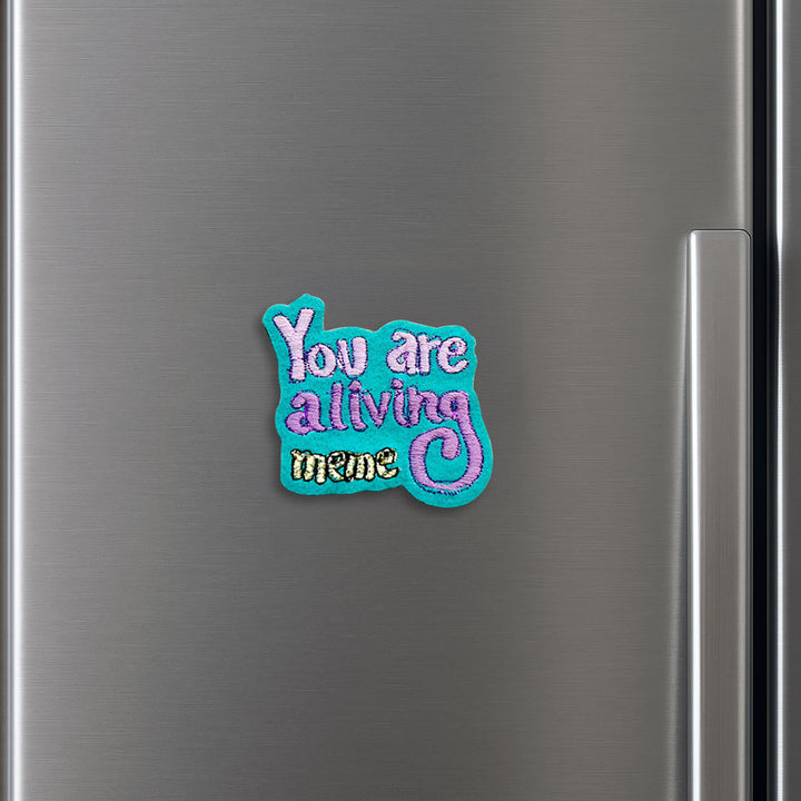 Handmade You Are A Living Meme Felt Rakhi For Brother - Placed on Refrigerator Door