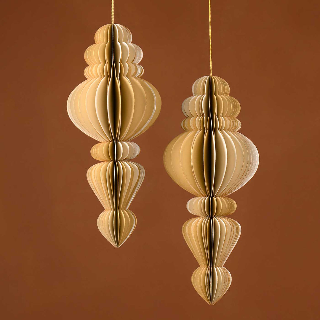 Handmade Eid Ornament Paper Hanging | Set Of 2