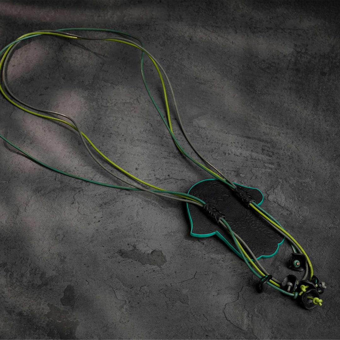 Handmade Polymer Clay The Hex Breaker Design Necklace