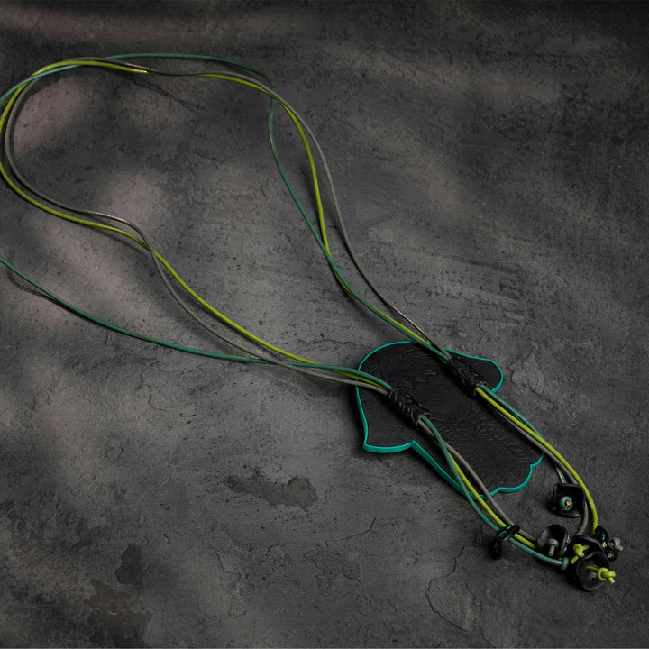 Handmade Polymer Clay The Hex Breaker Design Necklace