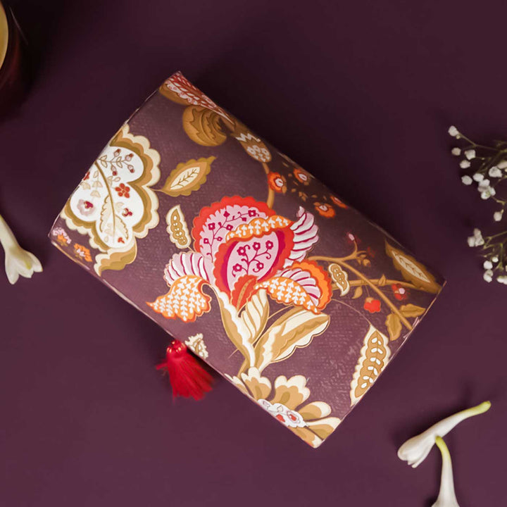 Handmade Jamavar Small Sandook Paper Gift Box