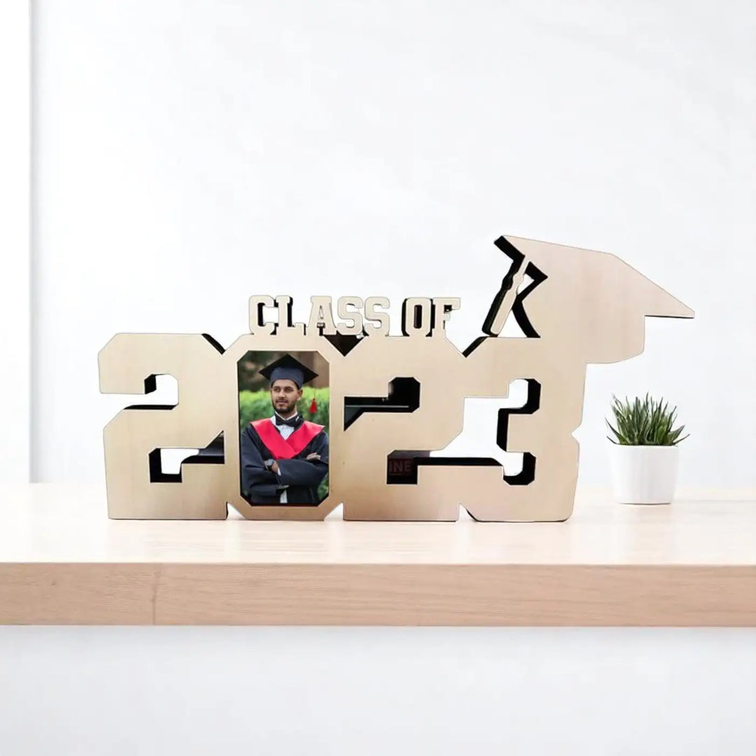 Photo Personalized Graduation Year Design Wooden Decorative Plaque