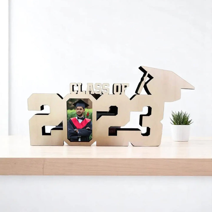 Photo Personalized Graduation Year Design Wooden Decorative Plaque