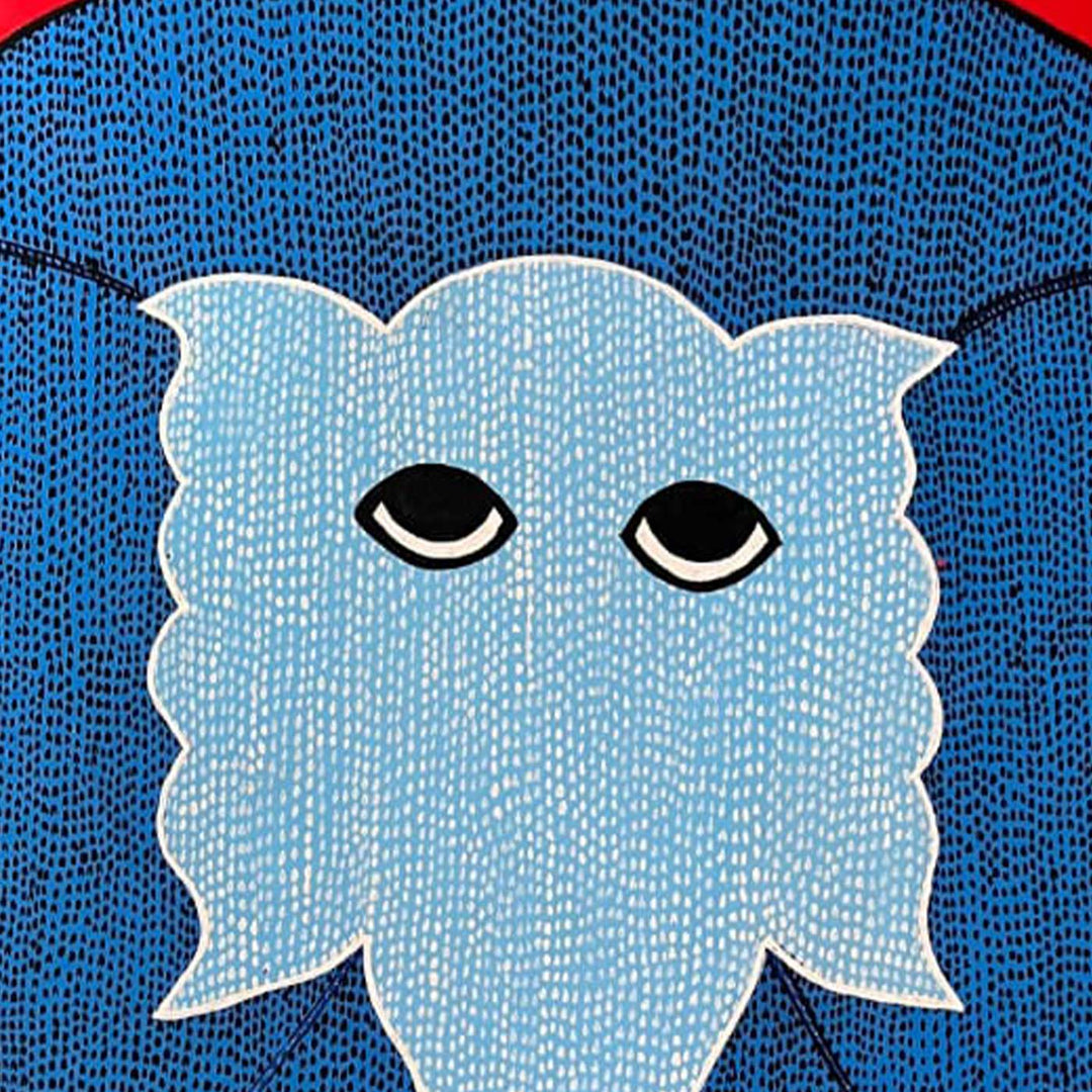 15 x 22 Inch | Elephant | Original Hand Painted Tribal Gond Art Painting | Acrylic Paints On Canvas