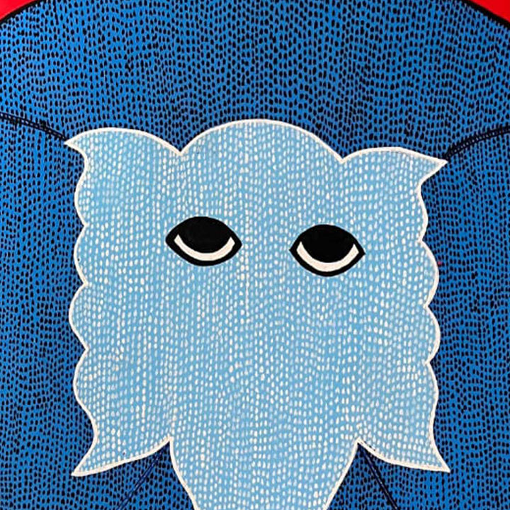 15 x 22 Inch | Elephant | Original Hand Painted Tribal Gond Art Painting | Acrylic Paints On Canvas