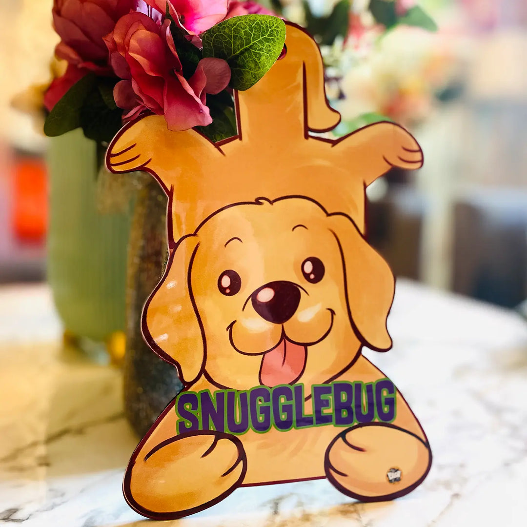 Printed Labrador Theme "Snugglebug" MDF Wood Wall Decor