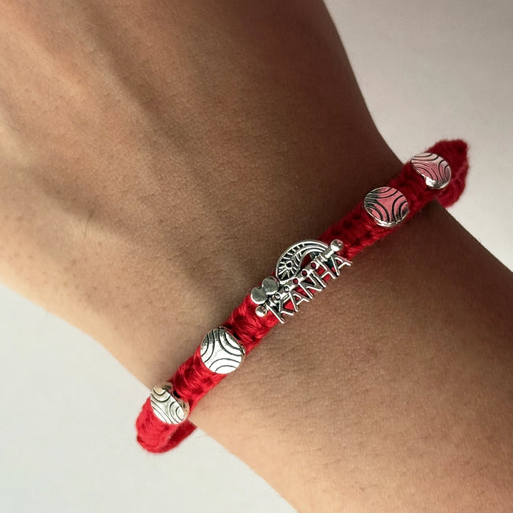 Handmade Kanha Rakhi With Roli Chawal - Worn on Wrist