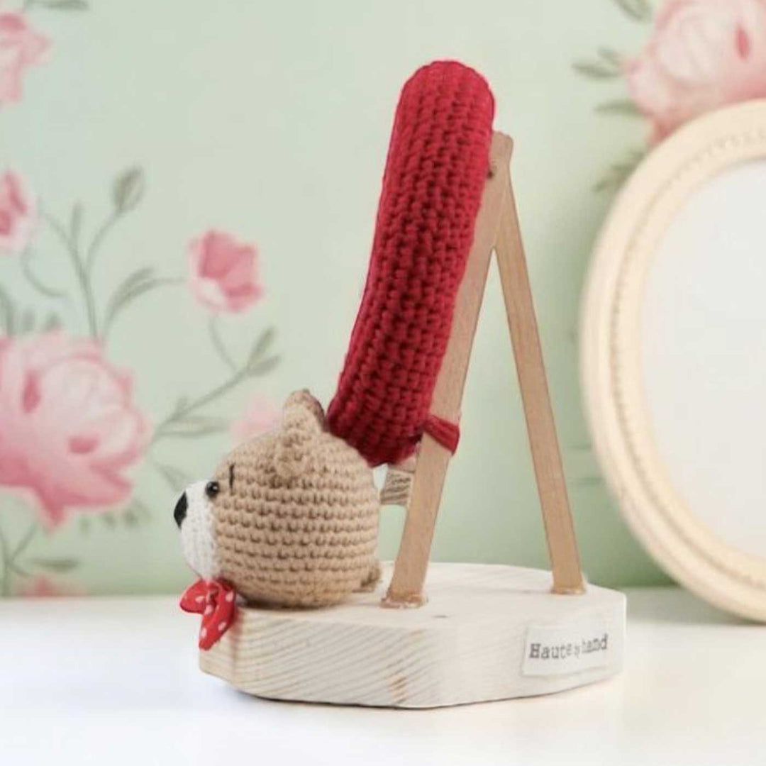 Handmade Crochet Teddy Theme Photo Frame for Kids