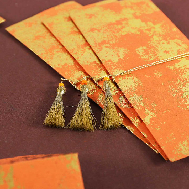 Personalized Handmade Texture Paper Envelopes | Set Of 10