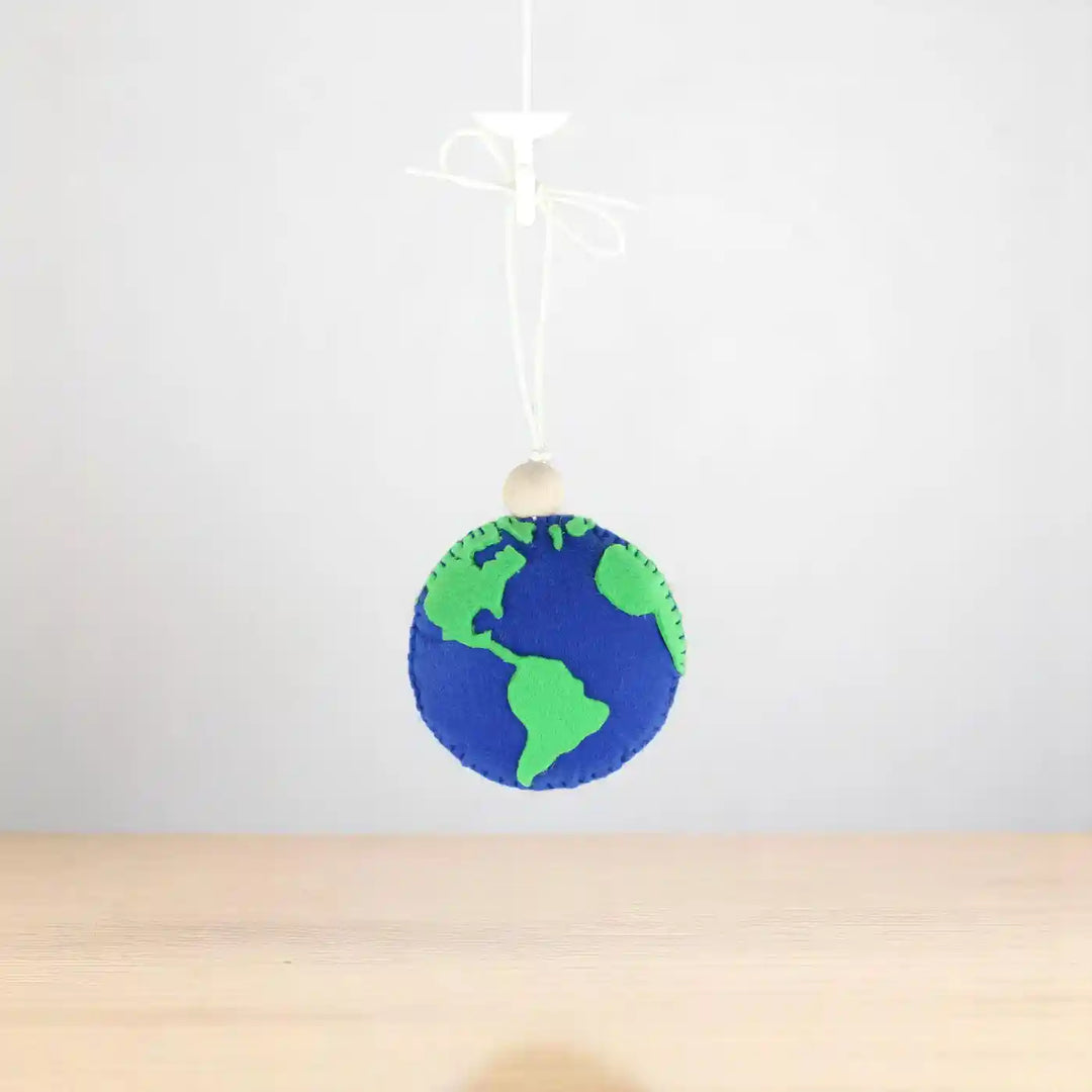 Handmade Earth Felt Hanging For Kids