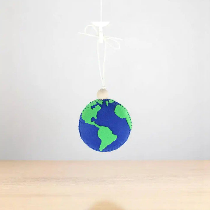 Handmade Earth Felt Hanging For Kids