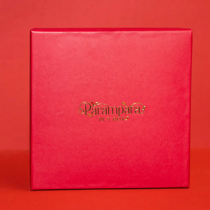 Wellness Diwali Gift Hamper | Includes 1 Ubtan Bath Mix, 1 Hair Oil Herb Mix, 1 Rose Water, 1 Kansa Foot Massager, 1 Urli Diya