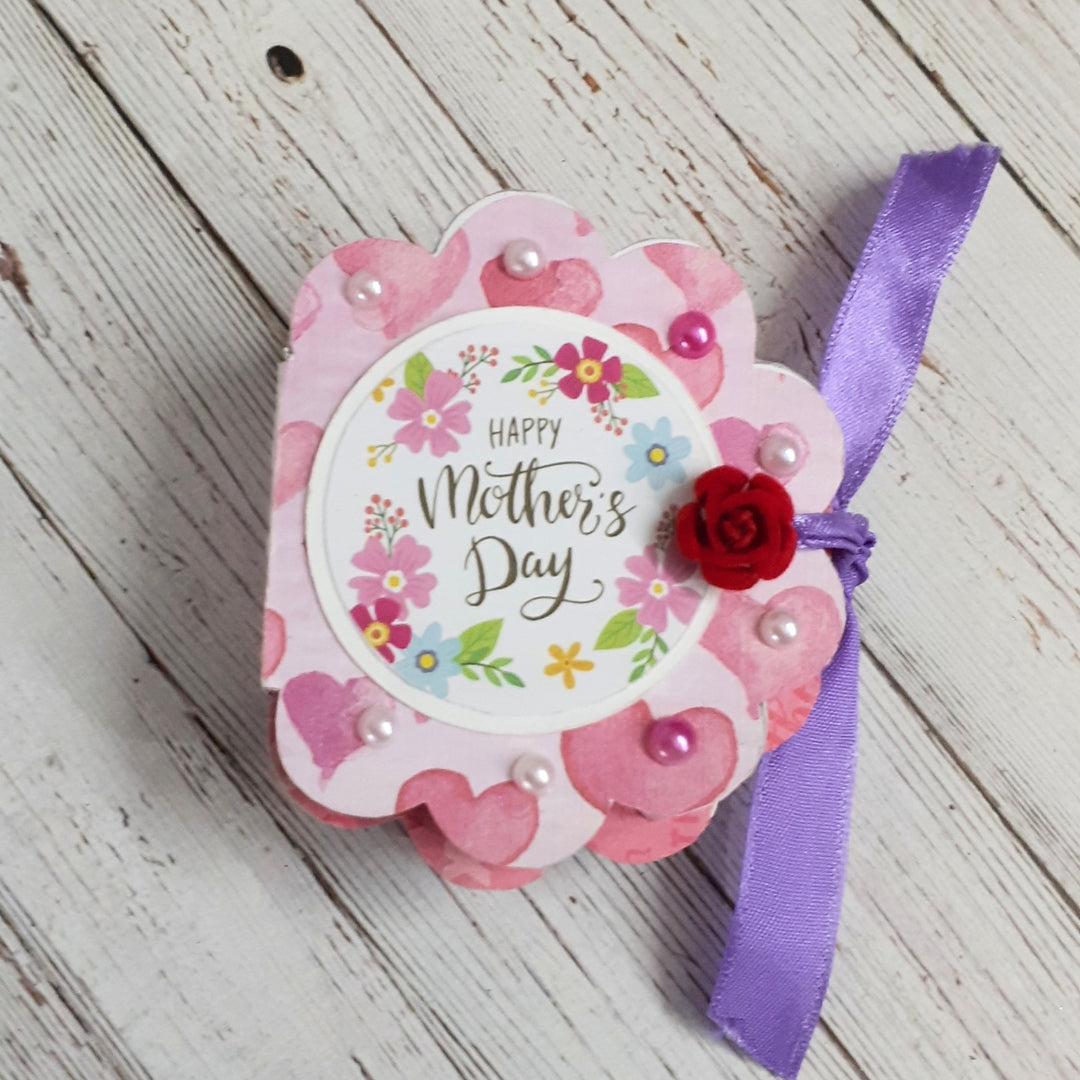 Personalized Handmade Mother'S Day Theme Paper Scrapbook