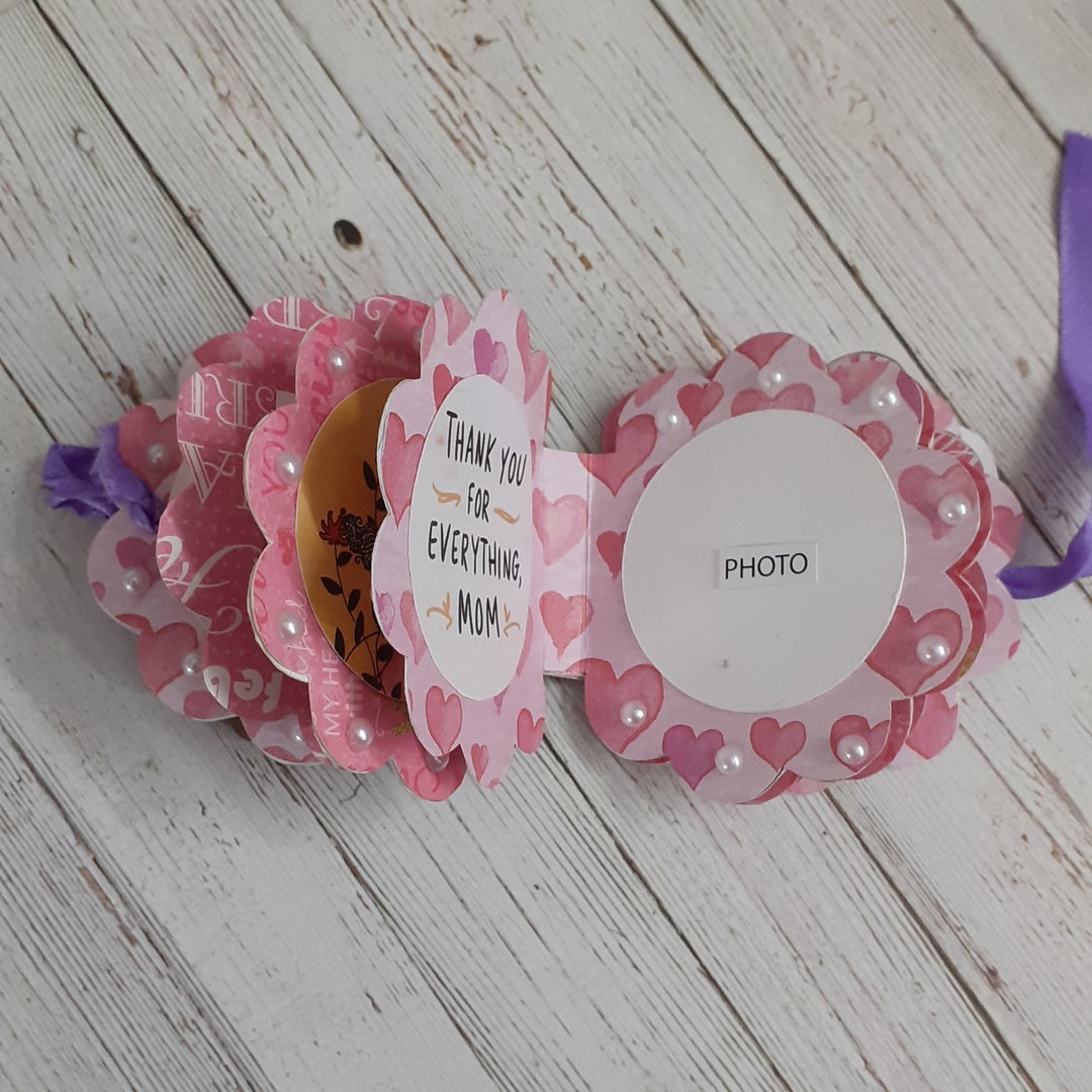 Personalized Handmade Mother'S Day Theme Paper Scrapbook