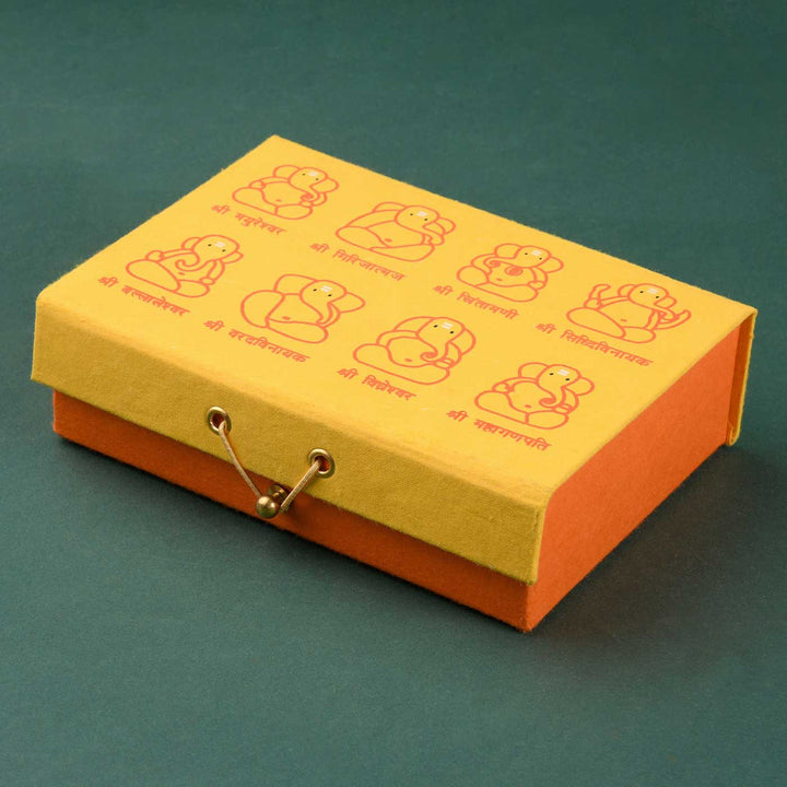 Handmade Ashtavinayak Small Paper Gift Box