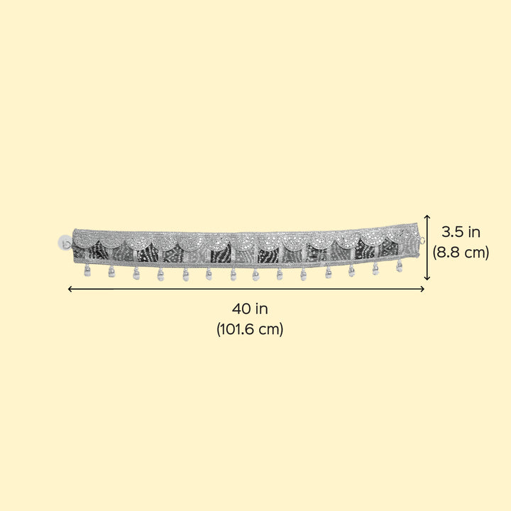 40 Inch | Handmade Beaded Bandhani Designer Toran