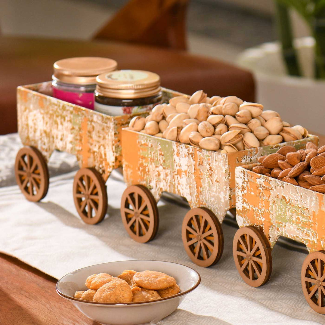 Handmade Toy Train Design Paper Gift Box