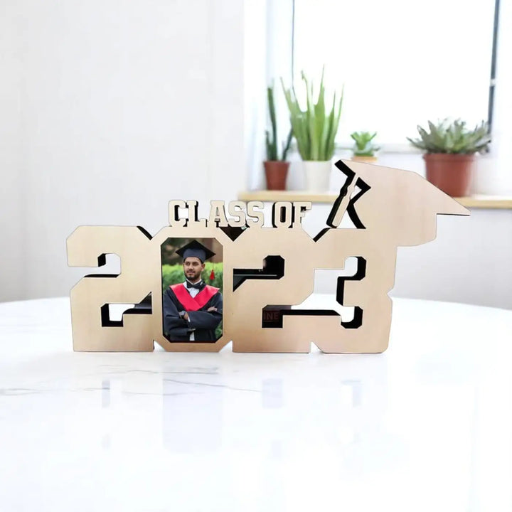 Photo Personalized Graduation Year Design Wooden Decorative Plaque