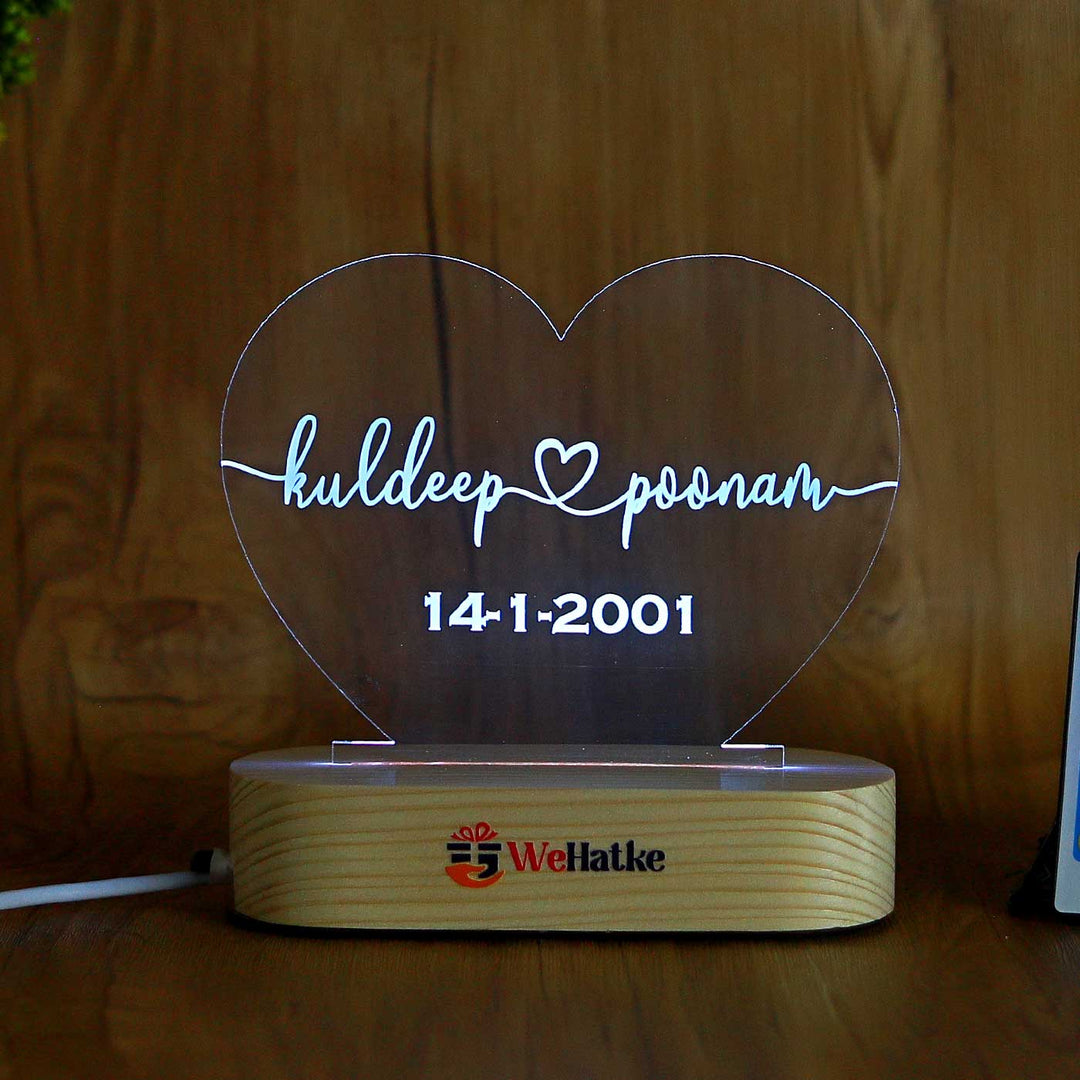 Personalized 3D Illusion Acrylic Table Lamp