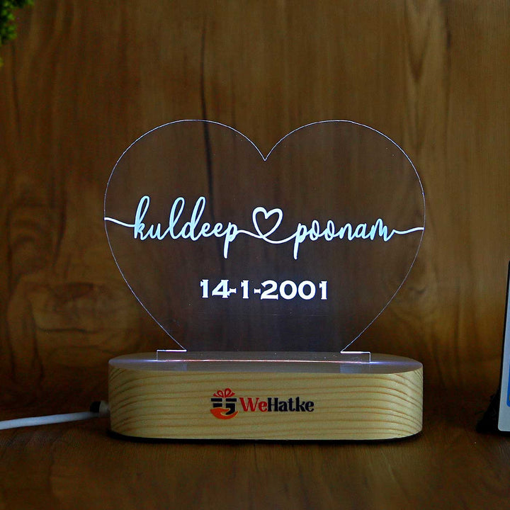 Personalized 3D Illusion Acrylic Table Lamp