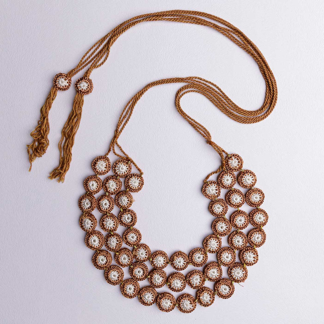 Handmade Crochet Earth Mausam Necklace