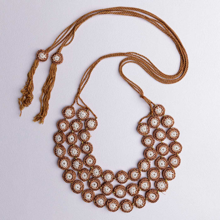 Handmade Crochet Earth Mausam Necklace