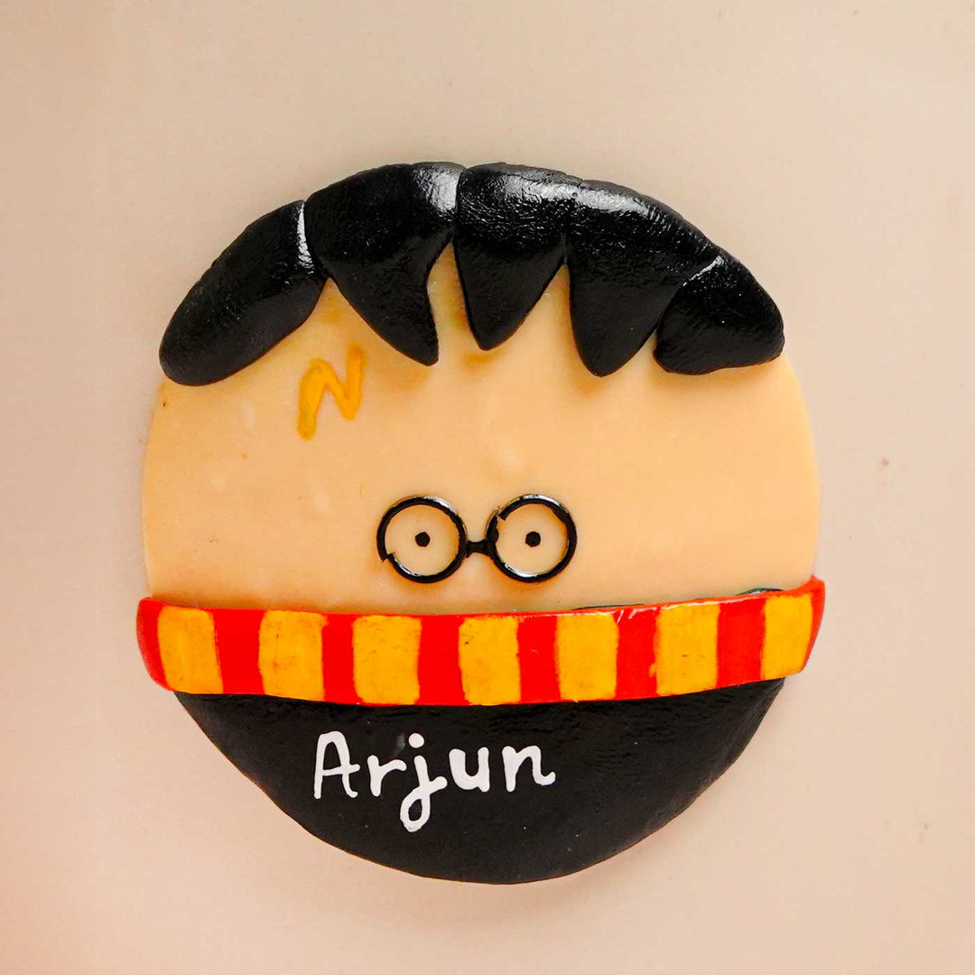 Personalized Hand-Painted Polymer Clay Harry Potter Theme Ceramic Mug